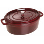 Staub La Cocotte Pata Ovaali 31 cm, Valurauta Grenadiini punainen 40509-366-0 - 1
