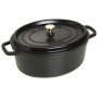 Staub Oval Cocotte 31cm, Black  40509-319-0 - 1