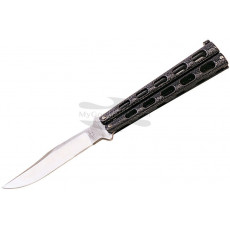 Balisong Bear&Son Large Silver Vein Satin  BC114 10.2cm - 1