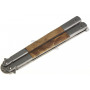 Balisong Böker Magnum Wood Large Butterfly  06EX405 11.5cm - 3