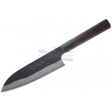 Santoku Japanese kitchen knife Shiro Kamo G0424 16.5cm
