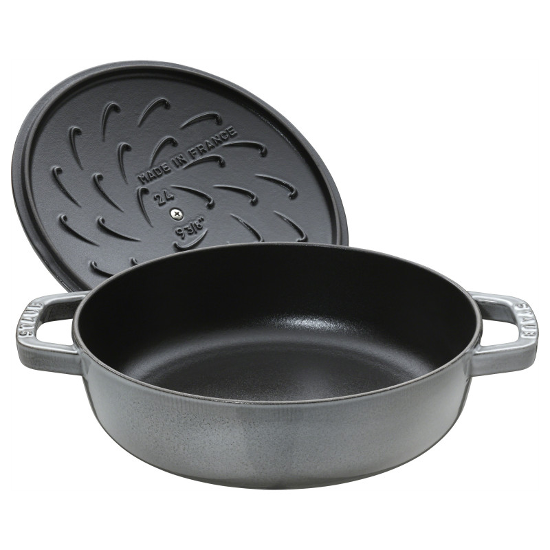 Staub cast iron frying pan with handle - 24cm