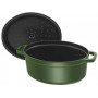 Staub Oval Cocotte 33 cm, Basil  40509-691-0 - 3