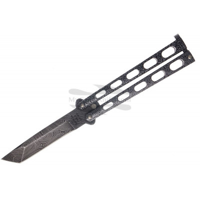 Balisong Bear&Son Tanto Damascus Butterfly  114AD 10.2cm - 1