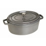 Staub Oval Cocotte 37 cm, Graphite grey  40509-369-0 - 1