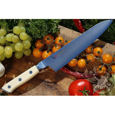 Gyuto Japanese kitchen knife Mcusta Classic Damascus HKC-3005D 21cm - 1