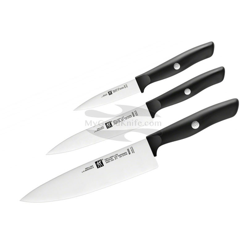 satisfacción Coro Gruñido Juego de cuchillos de cocina Zwilling J.A.Henckels Life 3 pcs 38590-003-0  para venta | Comprar cuchillos online
