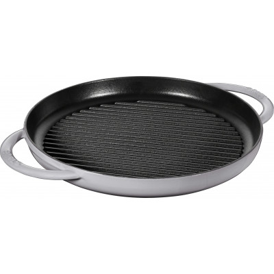 Sartén Staub Cast Iron Grill pan round 30 cm, Graphite grey  40511-782-0 - 1