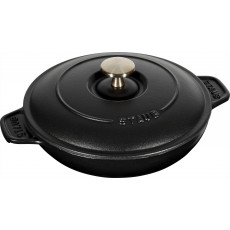 Staub Round Covered 20 cm, Black 40509-579-0 - 1