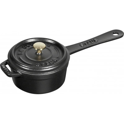 Staub La Cocotte Round Mini Saucepan 10 cm, Black   40509-537-0 - 1