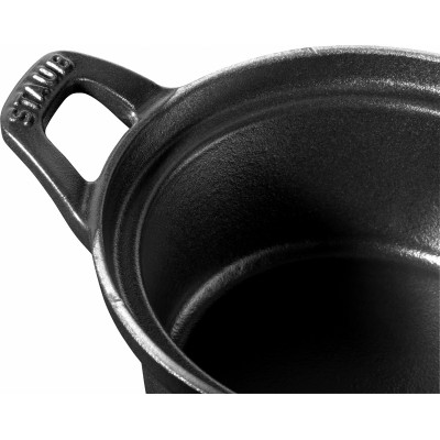 Staub - Cast iron Frying pan with 2 handles black - 20 cm