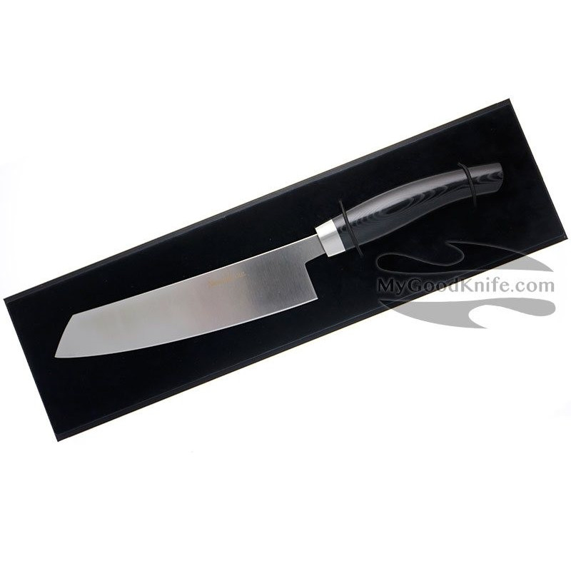 Chef knife Nesmuk SOUL Micarta black  S3MB1802012 18cm - 1