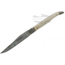 Folding knife Laguiole en Aubrac Mitre Coquille Bone  L0212OSOFSI1 12cm