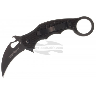 Folding karambit knife Fox Black FX-599 6.5cm - 1