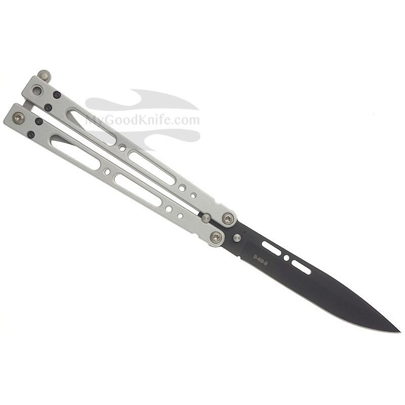 Balisong Bear&Son White Drop Point Butterfly 115W 10.8cm for sale