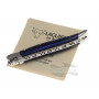 Folding knife Laguiole en Aubrac Dark blue mother of pearl  L0210NNIFSI1 10cm - 3