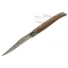 Folding knife Laguiole en Aubrac Green Oak L0210GOIFSB1 10cm