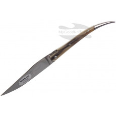 Folding knife Laguiole en Aubrac Aubracien Solid Horn L0112AHISSI1 12cm