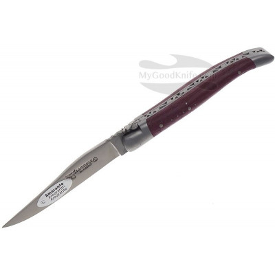 Folding knife Laguiole en Aubrac Amarante L0210ATIFSB1 10cm - 1
