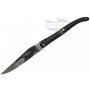 Folding knife Laguiole en Aubrac Ebony with Nougatine inlay L0512NEIFSI1 12cm - 1
