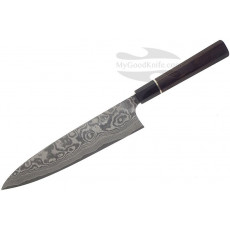 Gyuto Japanisches Messer  Takeshi Saji Damaskus, Ebenholz, Büffelhorn CH210EBH 21cm