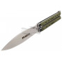 Balisong Bradley Kimura Butterfly OD Green  BCC901 9.1cm - 1