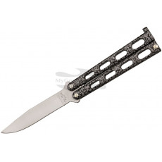 Balisong Benchmark Small Butterfly Silver BM008 8.5cm