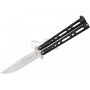 Balisong Benchmark Large Black Butterfly  BM004 10.5cm - 1