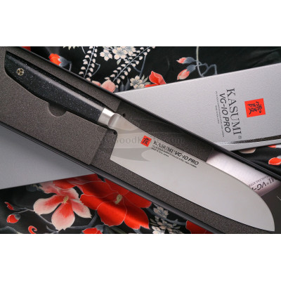 Santoku Japanese kitchen knife Kasumi VG10 Pro 54018 18cm - 1