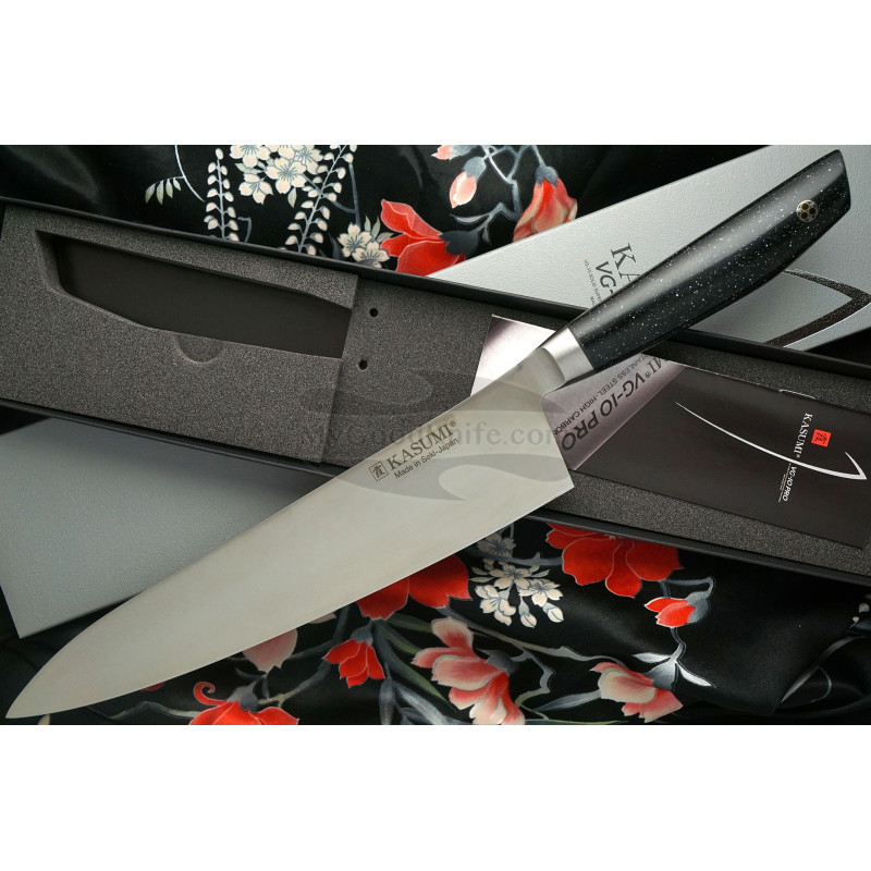 Gyuto Japanese kitchen knife Ittetsu Tall Shirogami IW-11844 21cm for sale