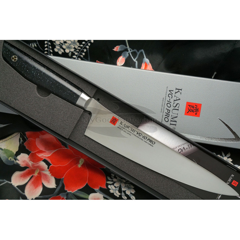 Japanilainen kokkiveitsi Gyuto Kasumi VG10 Pro 58020 20cm - 1