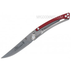 Folding knife Claude Dozorme Thiers Liner for women, red,  Swarovski crystals 1.90.179.96 8cm