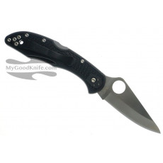 Складной нож Spyderco Delica 4, черная рукоять C11PBK 7.3см - 2