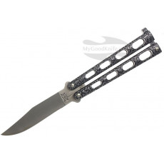Balisong Bear&Son Silver Vein Butterfly  113 10.5cm - 1