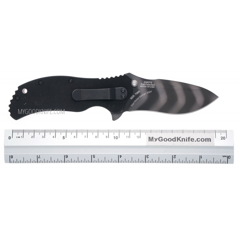 Folding knife Zero Tolerance Tiger Stripe 0350TS 8.3cm for sale |  MyGoodKnife