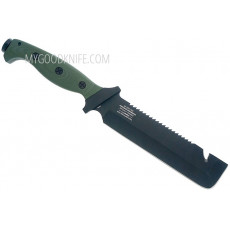 Selviytymisveitsi USMC Jarhead Fixed Blade, vihreä 805319617501 17cm - 2