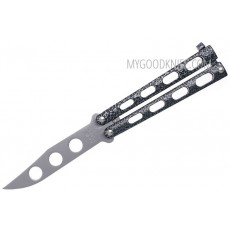 Training knife Bear&Son 4" Silver Vein Butterfly Trainer  113TR 10.5cm - 1