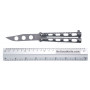 Cuchillo de Entrenamiento Bear&Son 4" Silver Vein Butterfly Trainer  113TR 10.5cm - 6