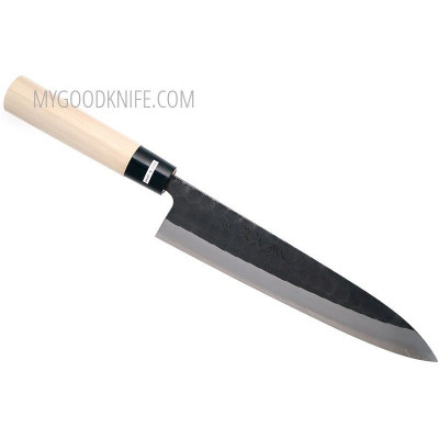 Японский кухонный нож Гьюто Tojiro Hammered Black F-1091 21см - 1