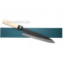 Gyuto Japanese kitchen knife Tojiro Hammered Black F-1091 21cm - 3