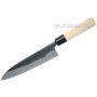 Gyuto Japanese kitchen knife Tojiro Hammered Black  F-1090 18cm - 4