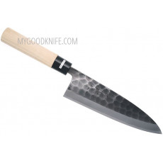 Deba Japanese kitchen knife Tojiro Hammered Black  F-1076 18cm
