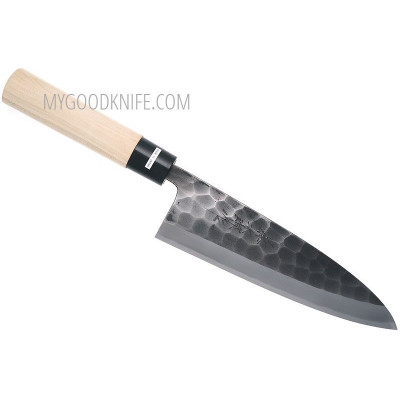 Японский кухонный нож Деба Tojiro Hammered Black  F-1076 18см - 1