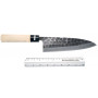 Deba Japanese kitchen knife Tojiro Hammered Black  F-1076 18cm - 4