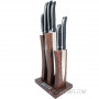 Kitchen knife set Laguiole en Aubrac In block  COL99KITPP - 1