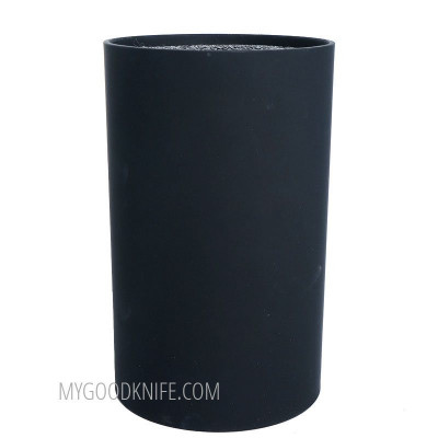Knife stand Zeller Round Block, black (without knives) 10cm for sale