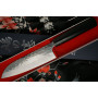 Santoku Japanese kitchen knife Kenshiro Hatono Black lacquer HBS 16.5cm - 1