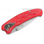 Folding knife United Cutlery Nova Skull A/O Linerlock Pocket Knife, red UC2691 8.9cm - 4