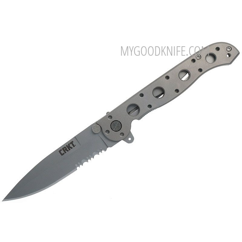 Serrated folding knife CRKT M16 M16 Titanium 13T 8.8cm for sale Buy