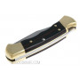Folding knife Buck 112 Ranger, finger grooved 0112BRSFG-B 7.6cm - 3